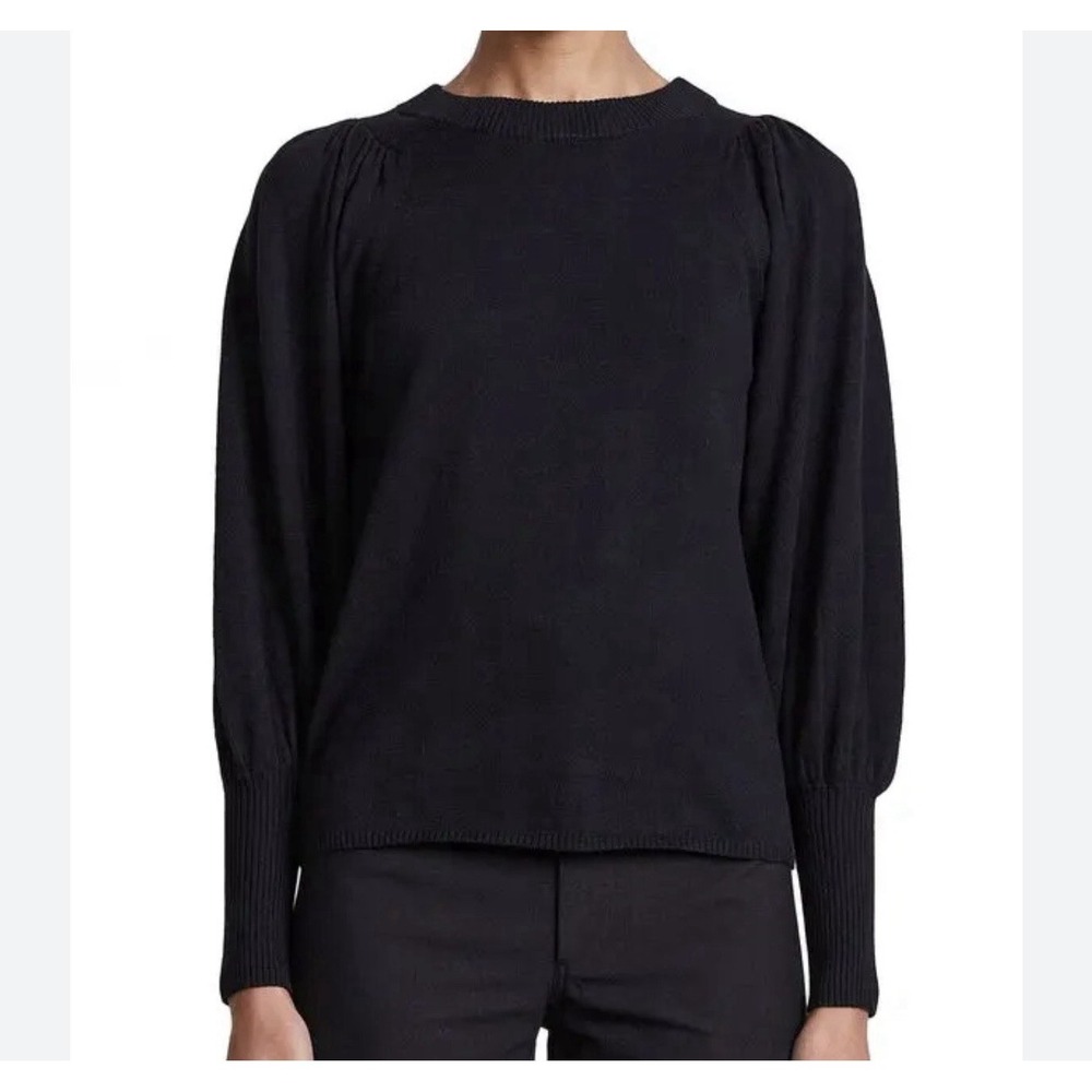 Apiece Apart Top Women's  Medium Oversize Black Long‎ Sleeve Stretch Formal